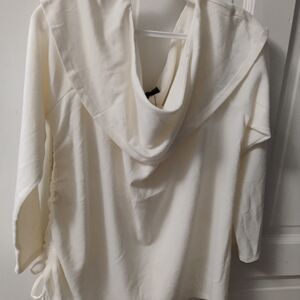 White Hooded Top